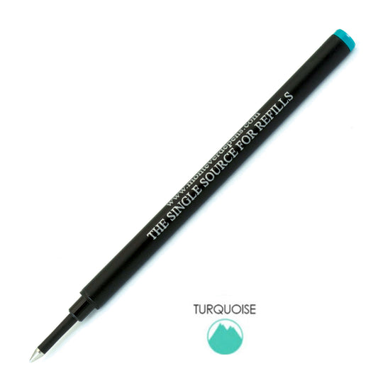 Monteverde Roller Ball Pen Refill - Medium - Turquoise - Pack of 2