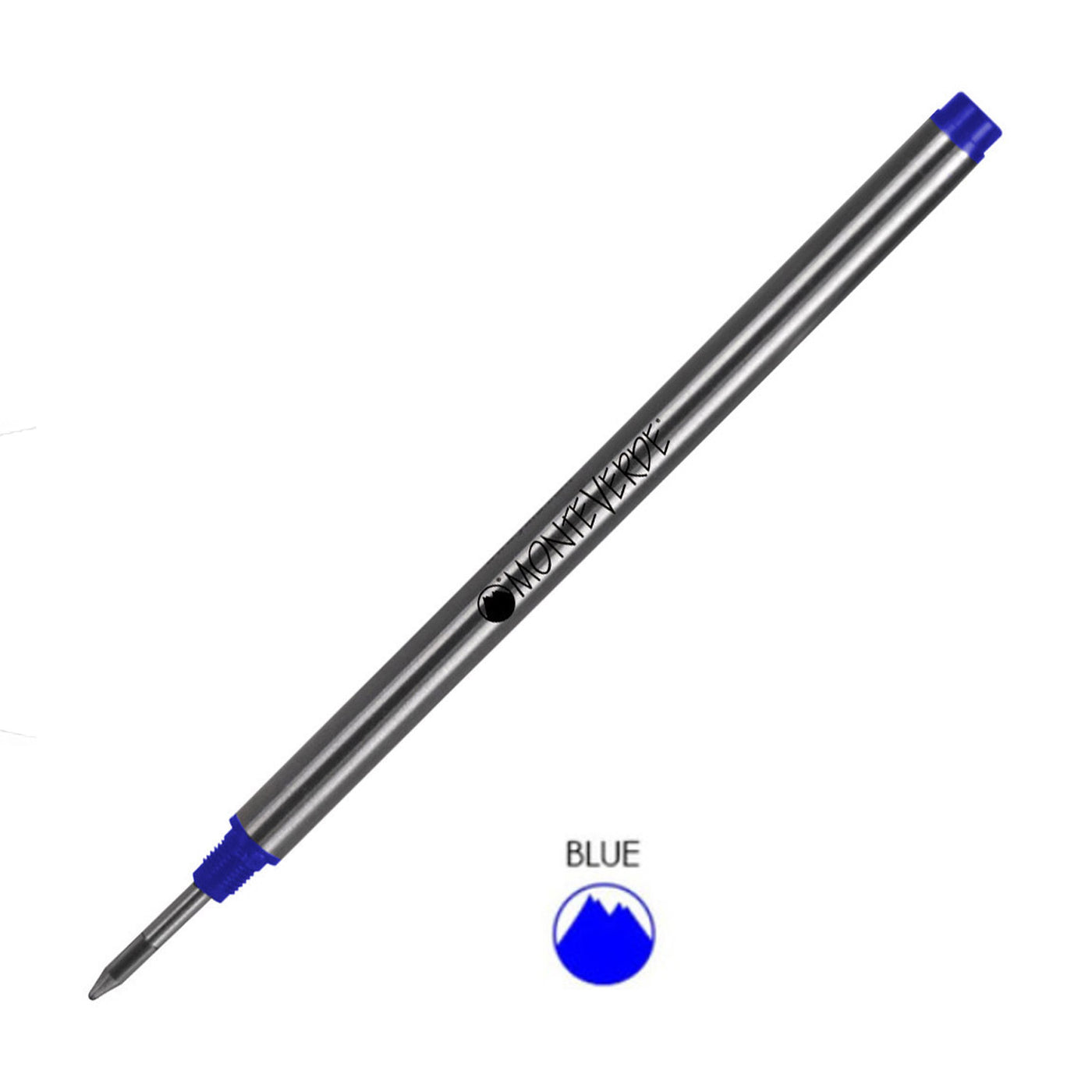 Monteverde Roller Ball Pen Refill for Montblanc - Fine - Blue - Pack of 2 1