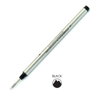 Monteverde Roller Ball Pen Refill for Montblanc - Medium - Black - Pack of 2 1