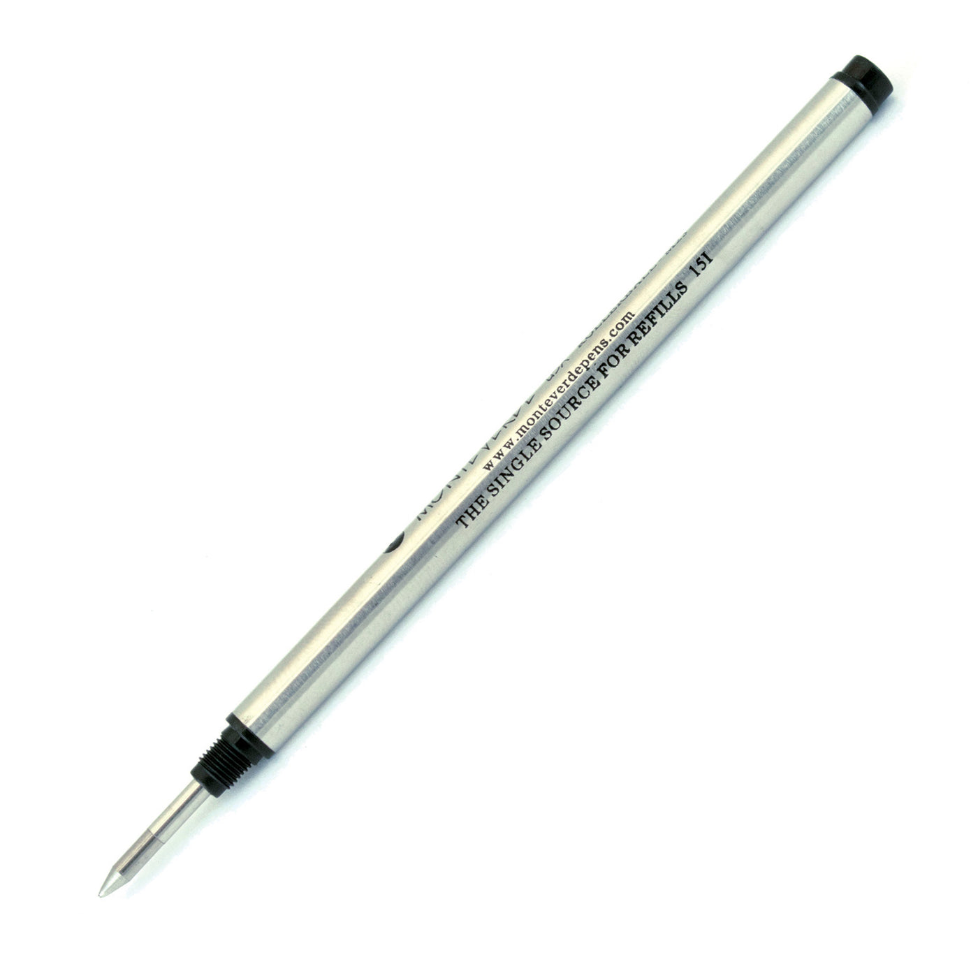 Monteverde Roller Ball Pen Refill for Montblanc - Medium - Black - Pack of 2 2