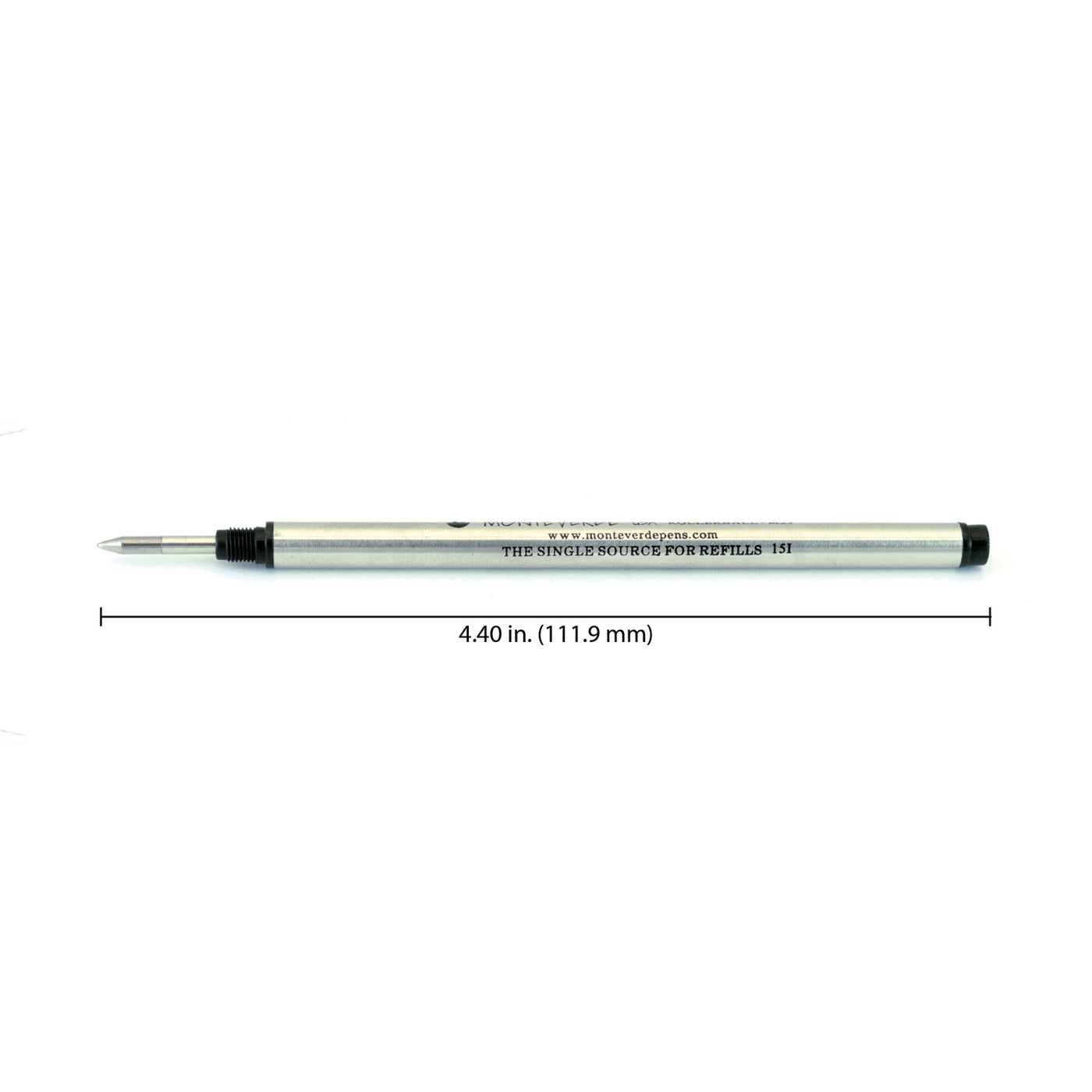Monteverde Roller Ball Pen Refill for Montblanc - Medium - Black - Pack of 2 3