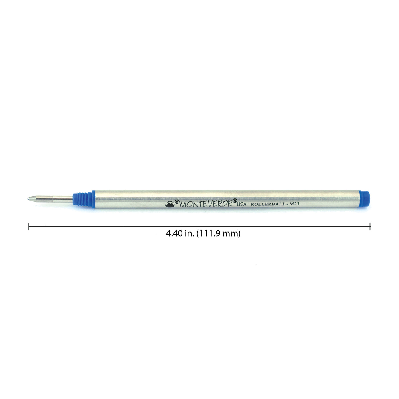 Monteverde Roller Ball Pen Refill for Montblanc - Medium - Blue - Pack of 2 3