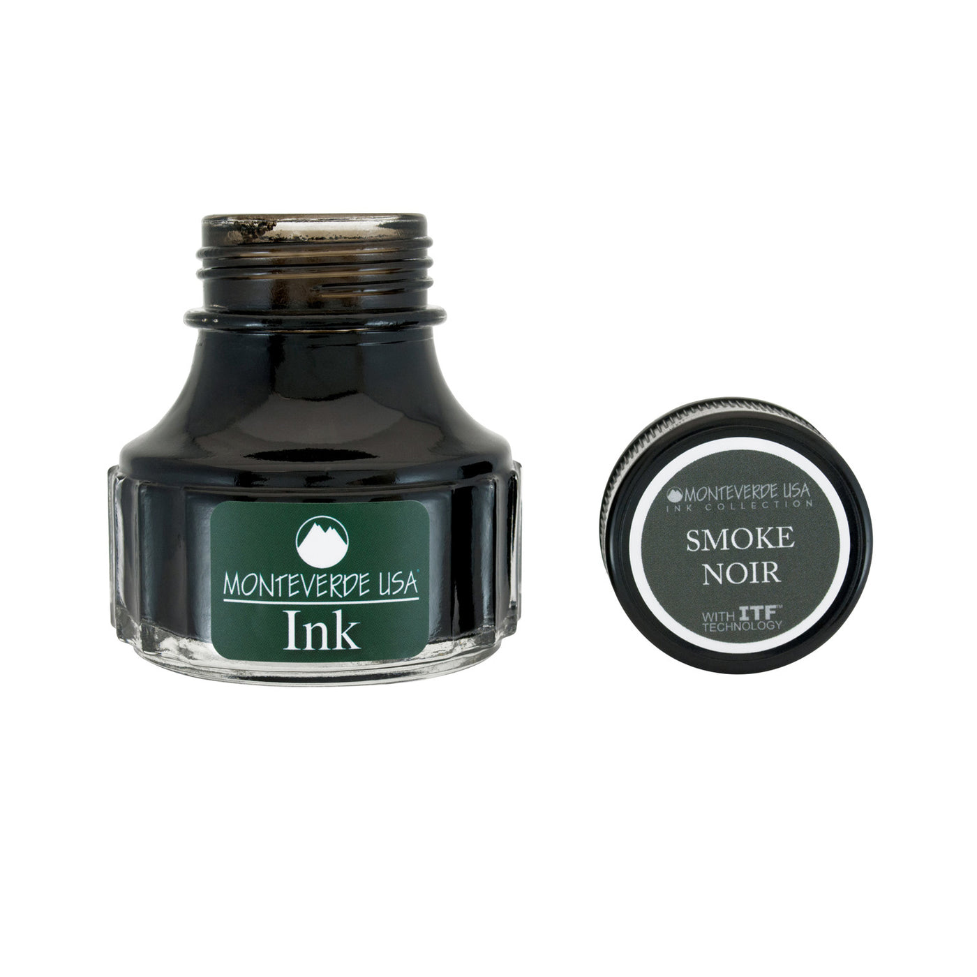 Monteverde Smoke Noir Ink Bottle, Grey - 90ml 2