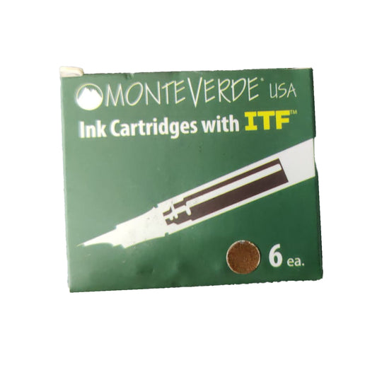 Monteverde Standard Ink Cartridge Pack of 6 - Canyon Rust