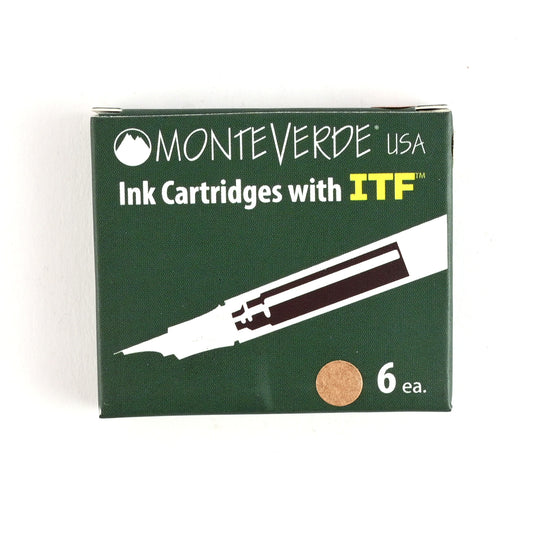 Monteverde Standard Ink Cartridge Pack of 6 - Moonstone