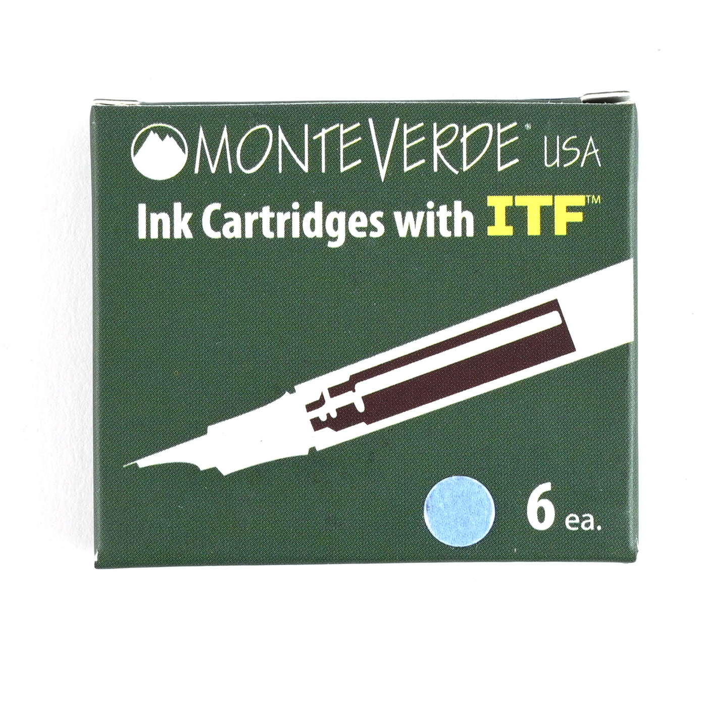 Monteverde Standard Ink Cartridge Pack of 6 - Purple Mist