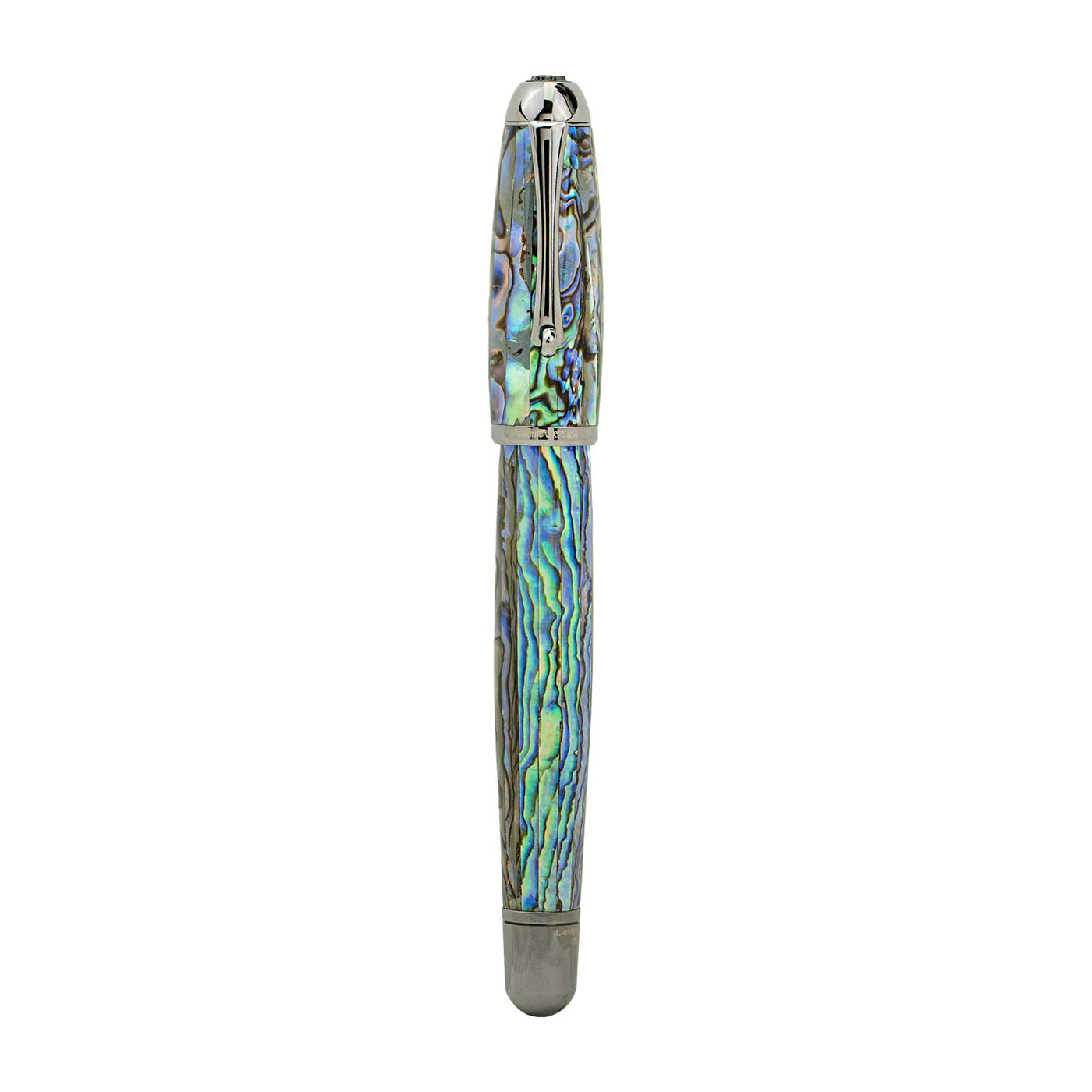 Monteverde Super Mega Abalone 14K Gold Fountain Pen - Gunmetal (Limited Edition) 3