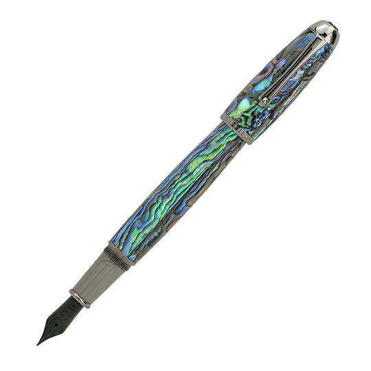 Monteverde Super Mega Abalone Fountain Pen - Gunmetal (Limited Edition)