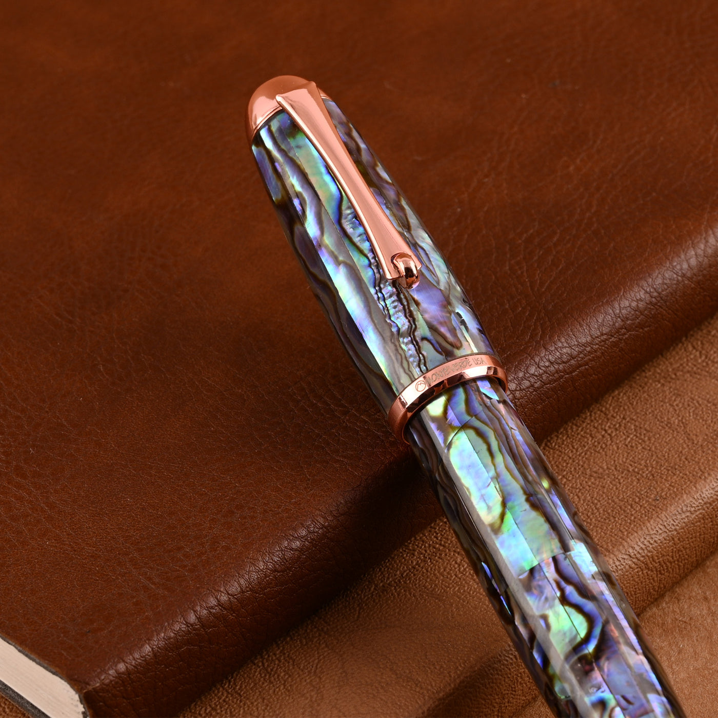 Monteverde Super Mega Abalone Fountain Pen - Rosegold (Limited Edition) 11