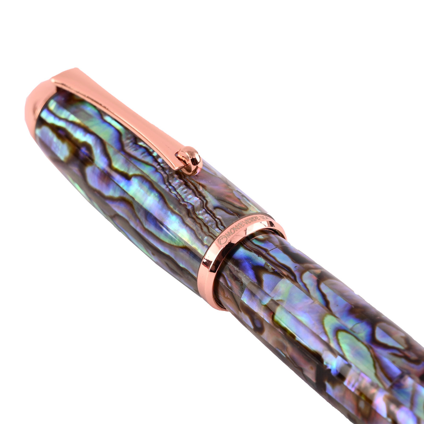 Monteverde Super Mega Abalone Fountain Pen - Rosegold (Limited Edition) 4