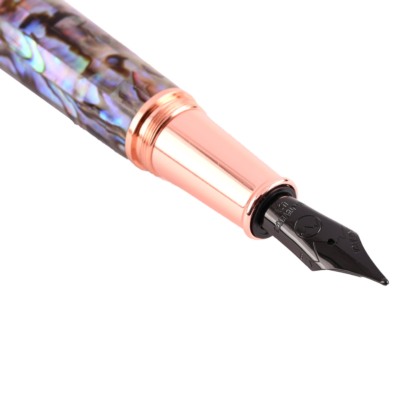 Monteverde Super Mega Abalone Fountain Pen - Rosegold (Limited Edition) 6