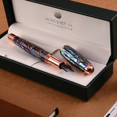 Monteverde Super Mega Abalone Fountain Pen - Rosegold (Limited Edition) 8