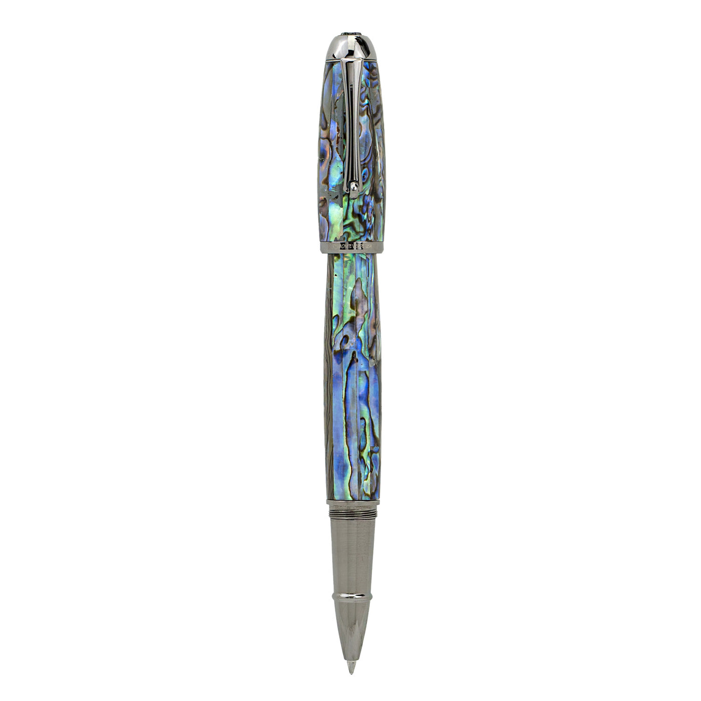 Monteverde Super Mega Abalone Roller Ball Pen - Gunmetal (Limited Edition) 2