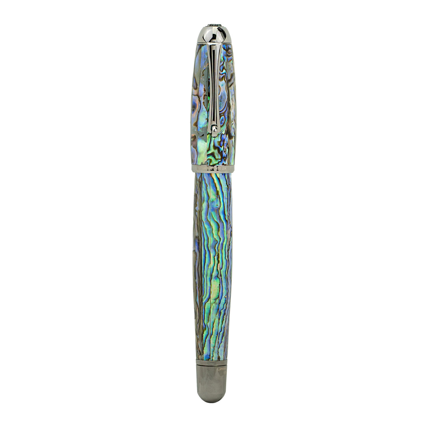 Monteverde Super Mega Abalone Roller Ball Pen - Gunmetal (Limited Edition) 4