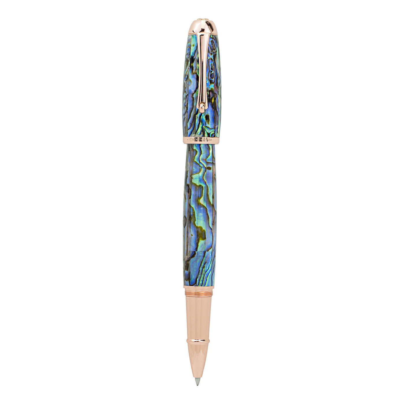 Monteverde Super Mega Abalone Roller Ball Pen - Rosegold (Limited Edition) 2