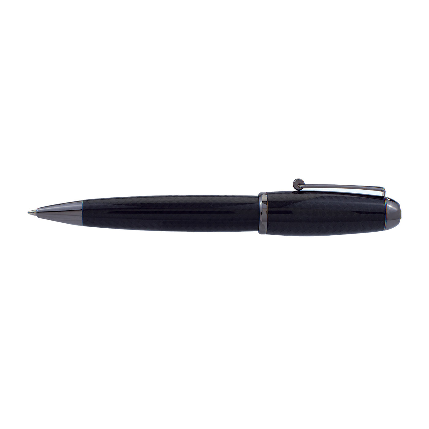 Monteverde Super Mega Carbon Fibre Ball Pen - Black RT 4