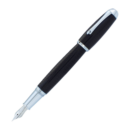 Monteverde Super Mega Carbon Fibre Fountain Pen - Black CT