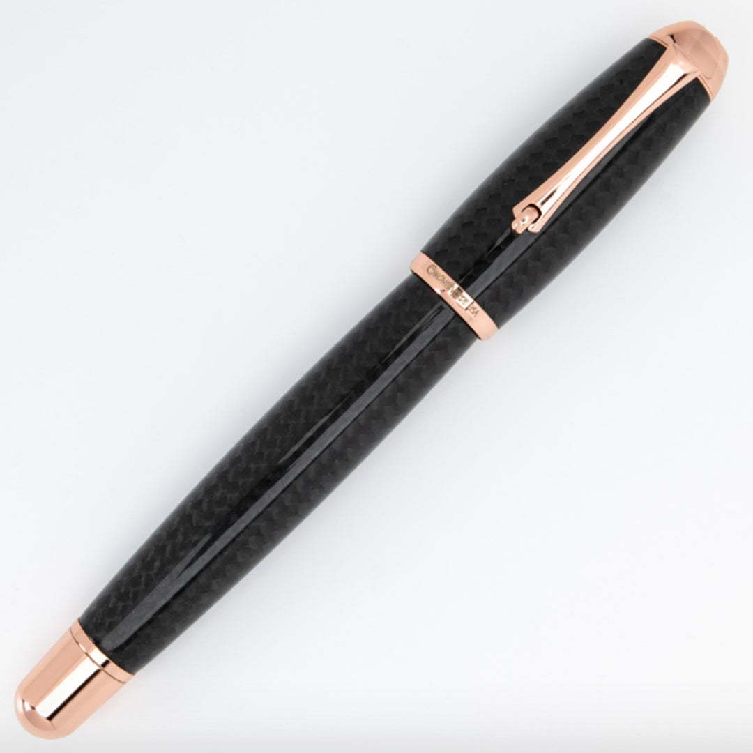 Monteverde Super Mega Carbon Fibre Fountain Pen - Black RGT – Makoba
