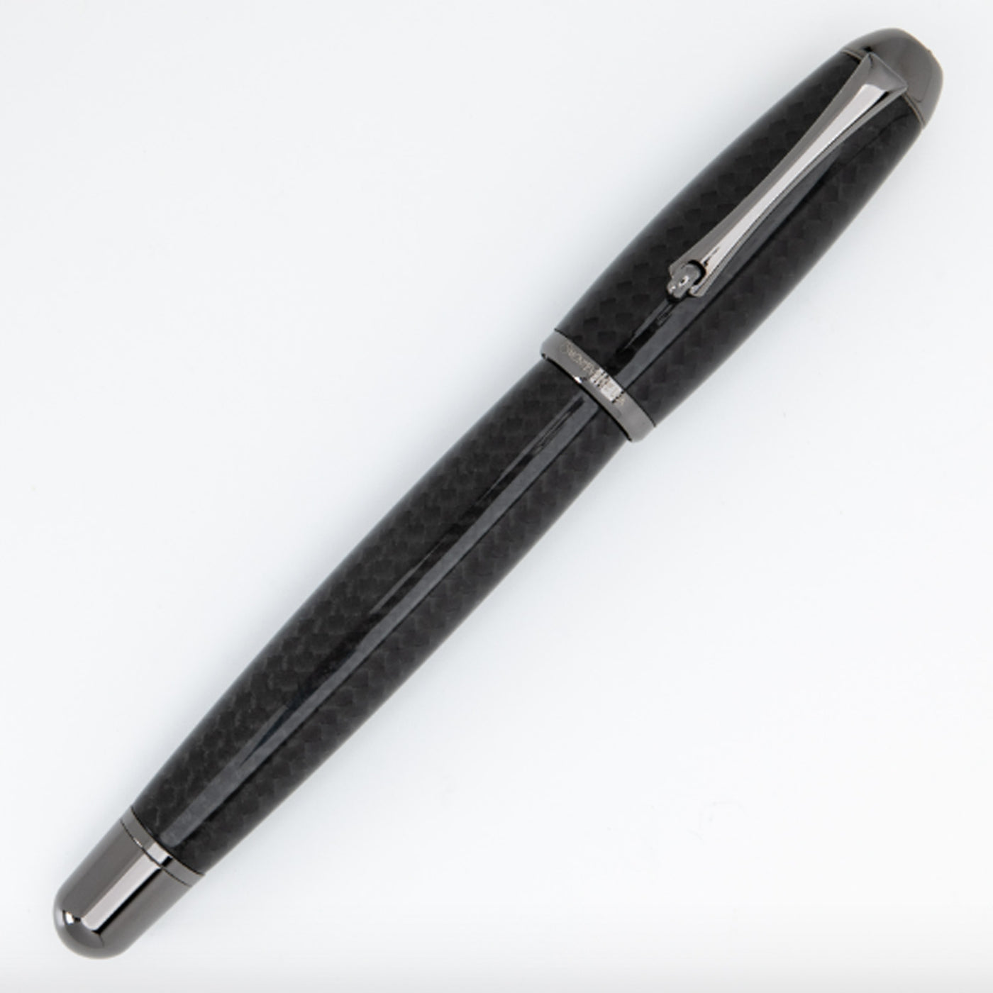 Monteverde Super Mega Carbon Fibre Fountain Pen - Black RT 12