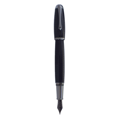 Monteverde Super Mega Carbon Fibre Fountain Pen - Black RT 6