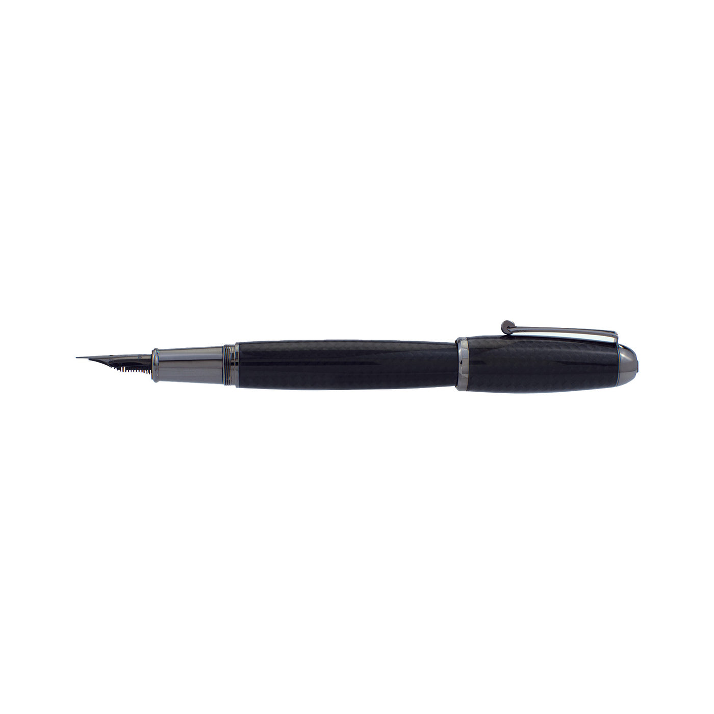 Monteverde Super Mega Carbon Fibre Fountain Pen - Black RT 7