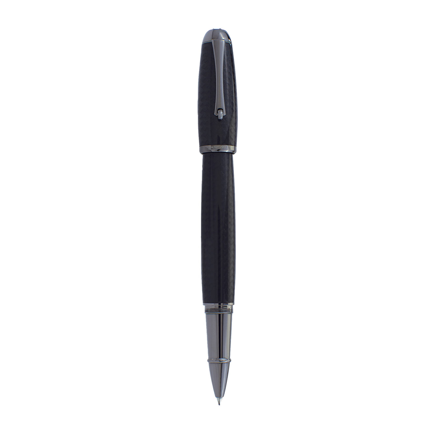 Monteverde Super Mega Carbon Fibre Roller Ball Pen - Black RT 3