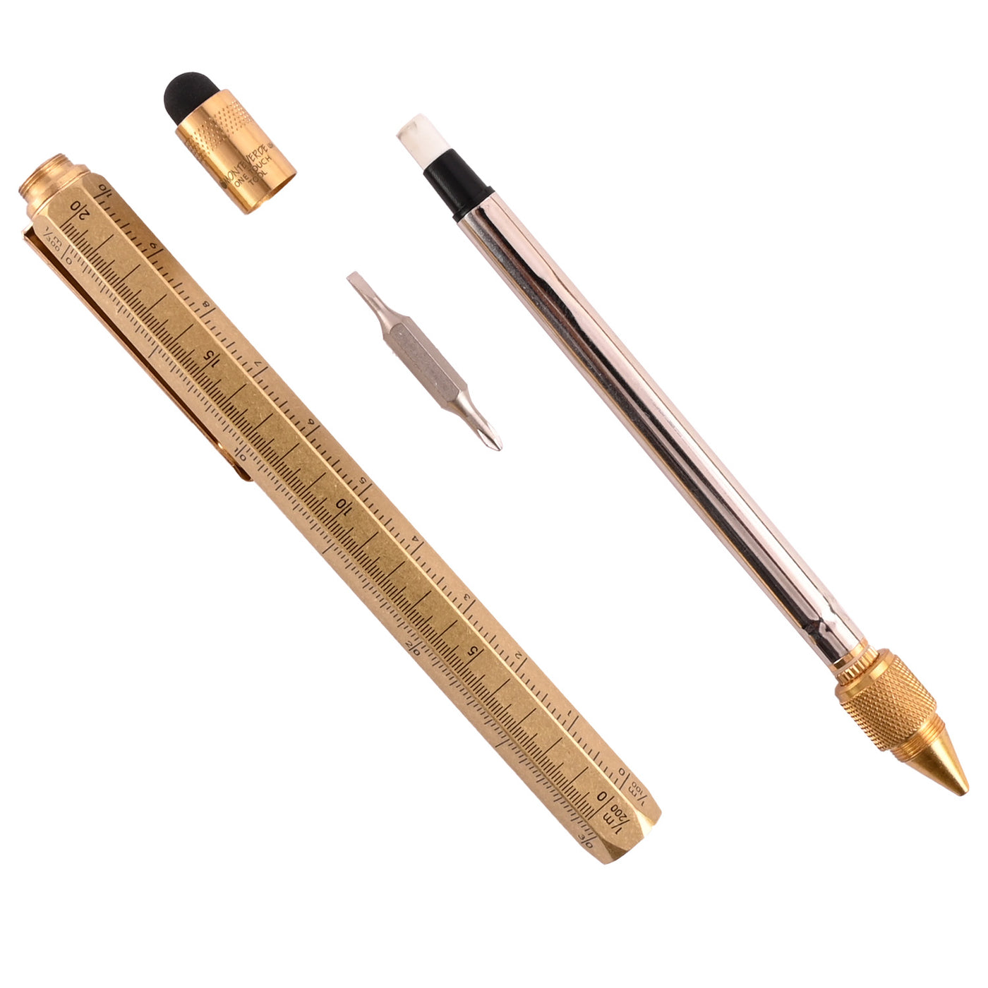 Monteverde Tool 0.9mm Mechanical Pencil - Brass GT 3