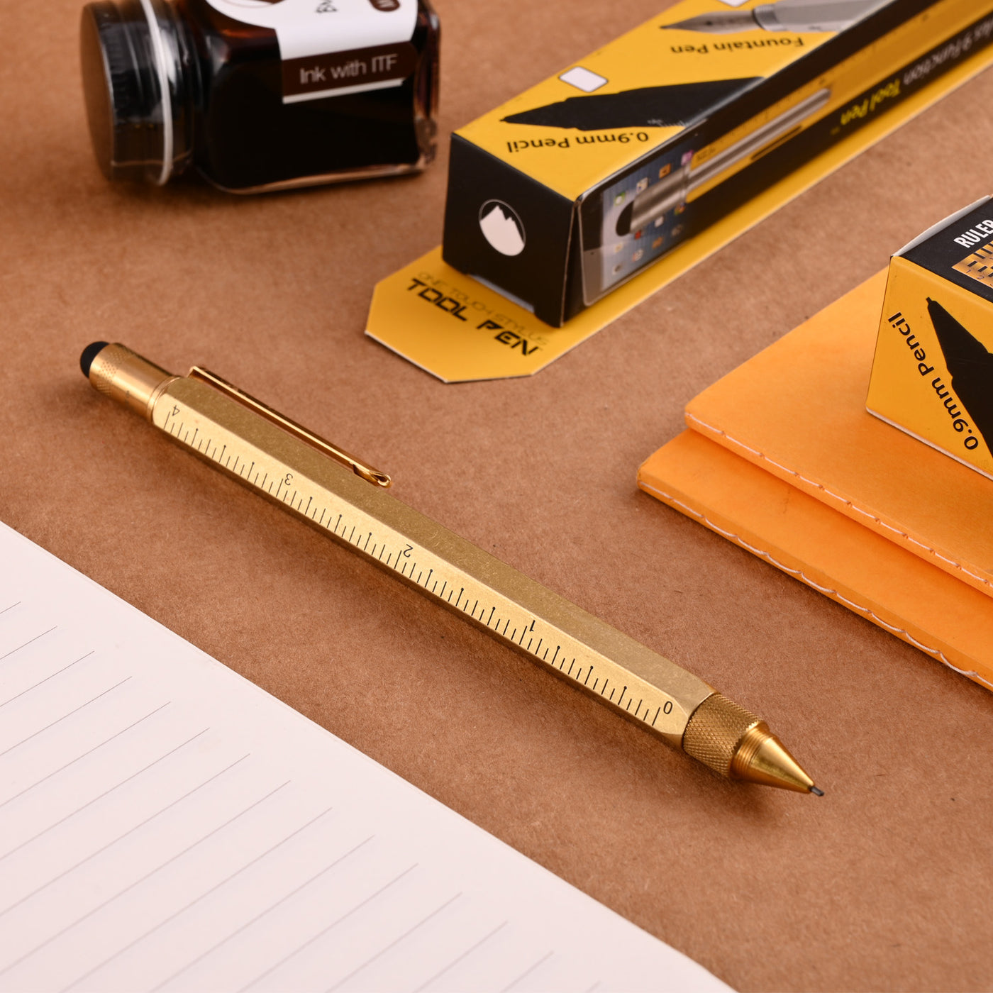 Monteverde Tool 0.9mm Mechanical Pencil - Brass GT5