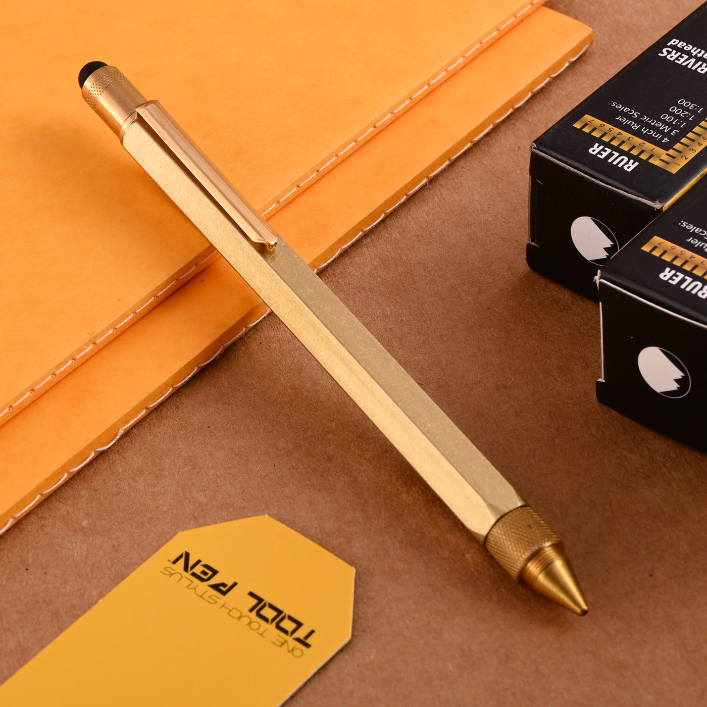 Monteverde Tool 0.9mm Mechanical Pencil - Brass GT 8