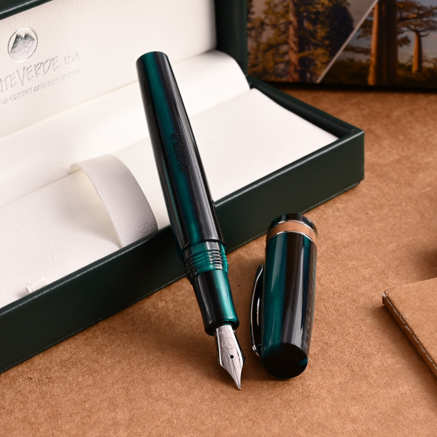 Monteverde Trees of the World Fountain Pen - Giant Sequoia CT 8