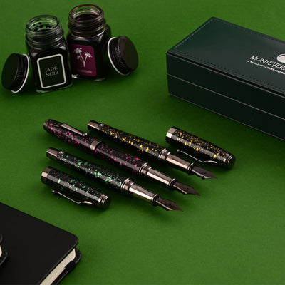 Monteverde Invincia Vega Fountain Pen - Starlight Green 18