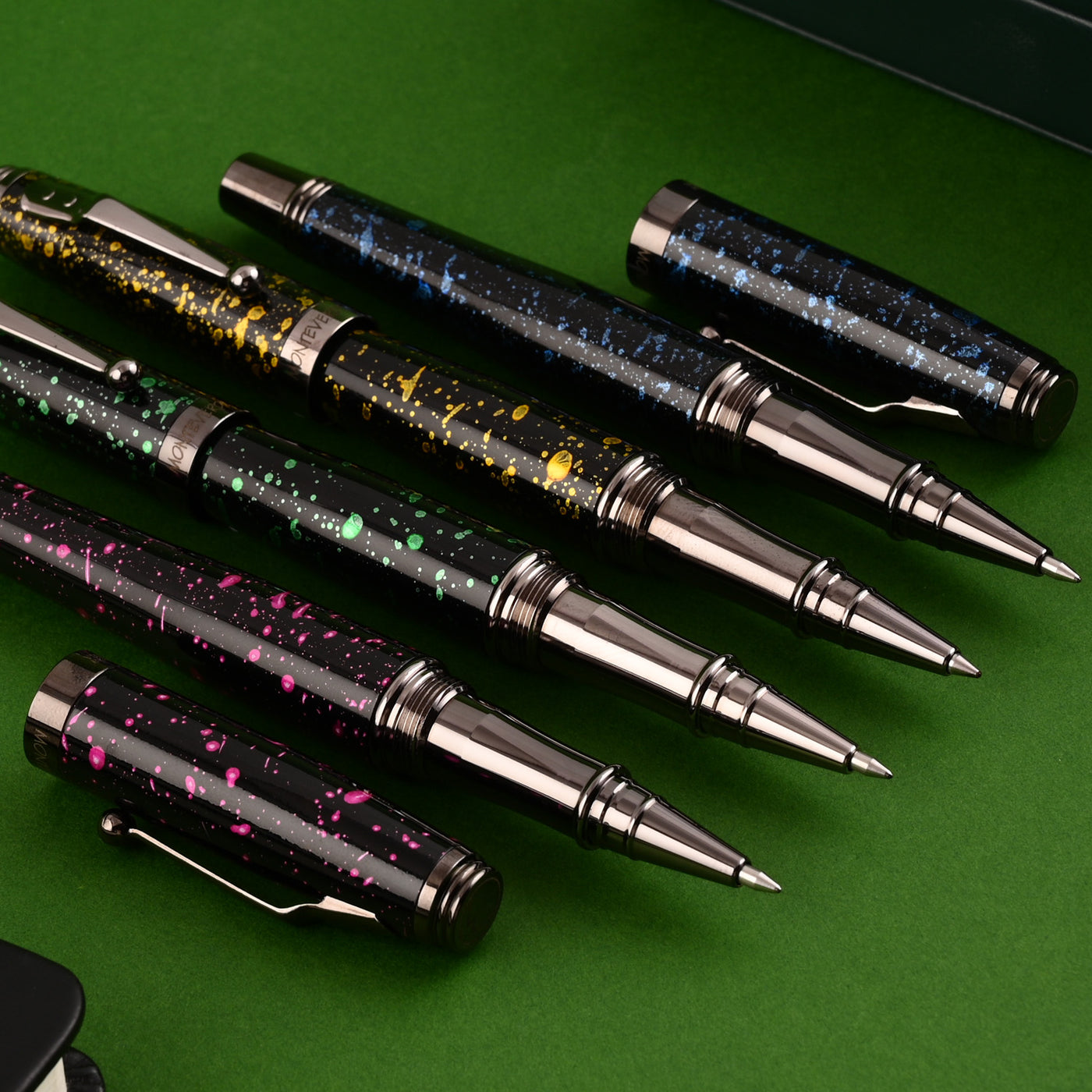 Monteverde Invincia Vega Roller Ball Pen - Starlight Purple 14