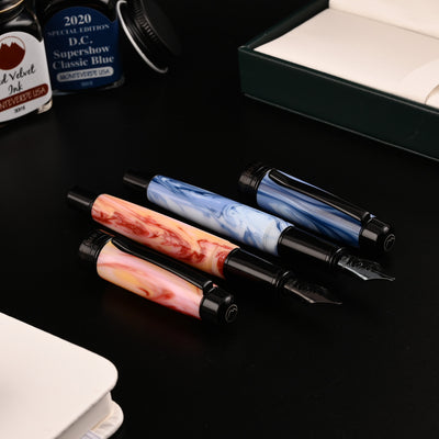 Monteverde Prima Fountain Pen - Red Swirl BT 19