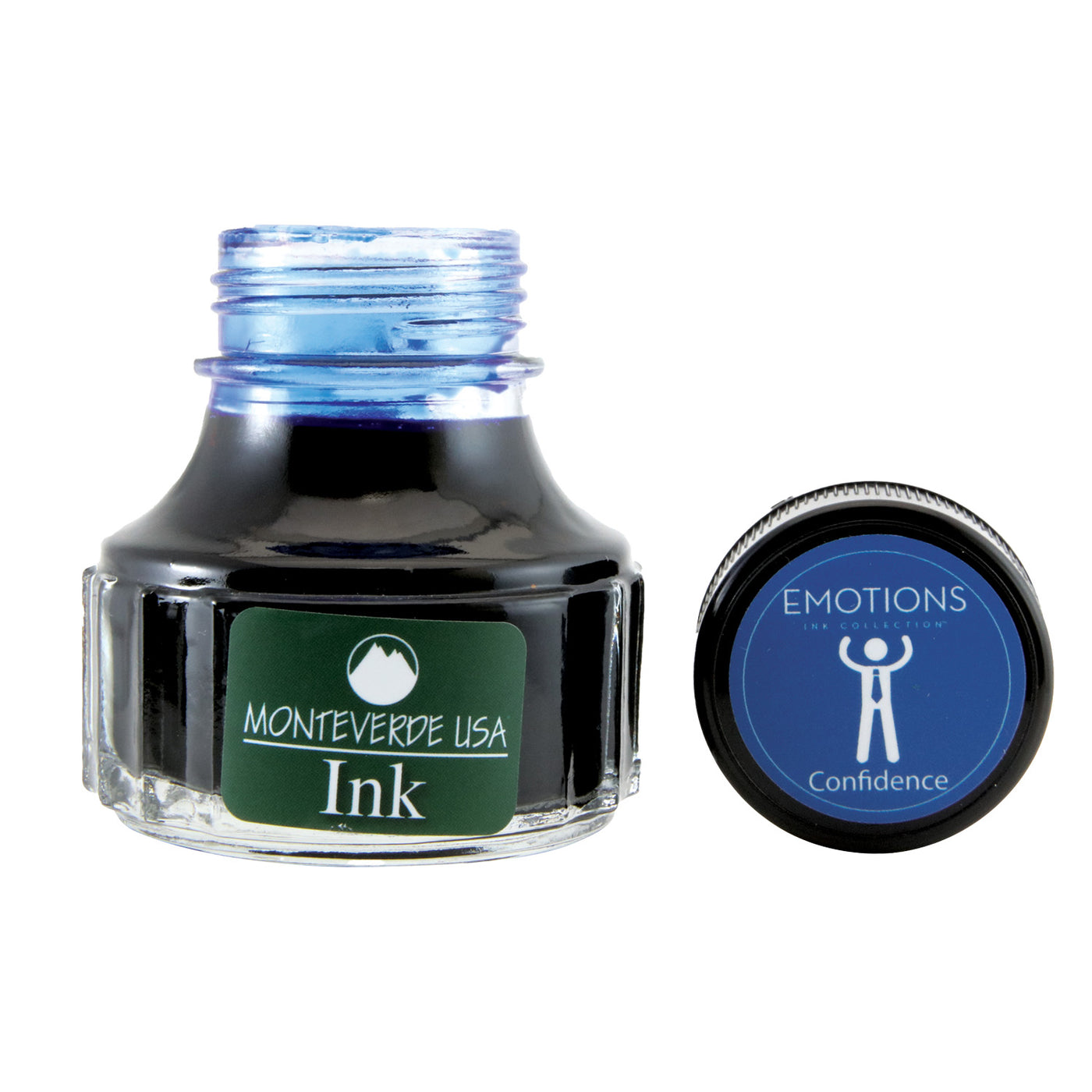 Monteverede Emotion Ink Bottle, Confidence Blue - 90ml 2