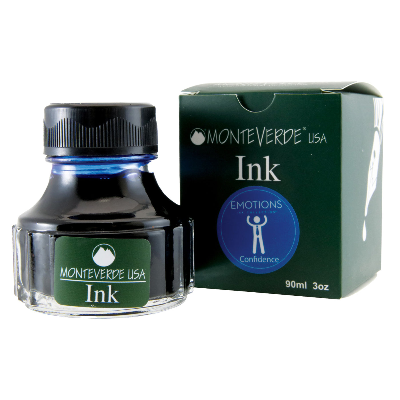 Monteverede Emotion Ink Bottle, Confidence Blue - 90ml 3