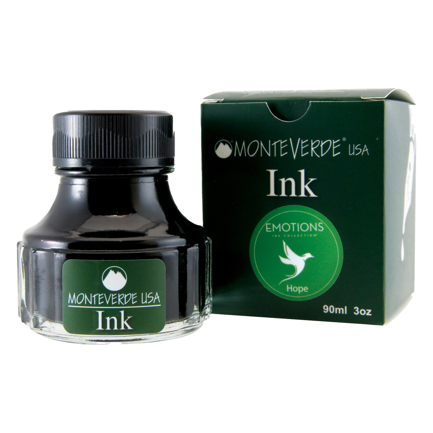 Monteverede Emotion Ink Bottle, Hope Green - 90ml 3