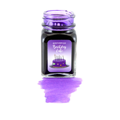 Monteverede Sweet Life Birthday Cake Ink Bottle, Purple - 30ml 3