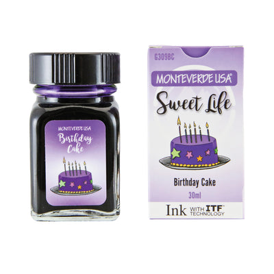 Monteverede Sweet Life Birthday Cake Ink Bottle, Purple - 30ml 4