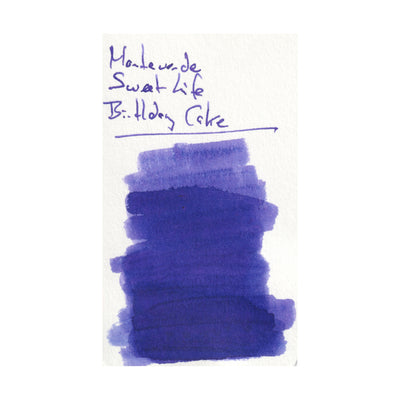 Monteverede Sweet Life Birthday Cake Ink Bottle, Purple - 90ml 4