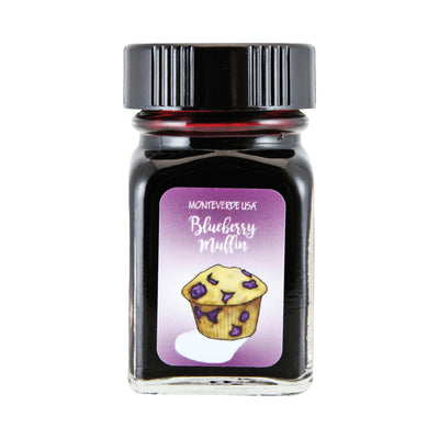 Monteverede Sweet Life Blueberry Muffin Ink Bottle, Burgundy - 30ml 1