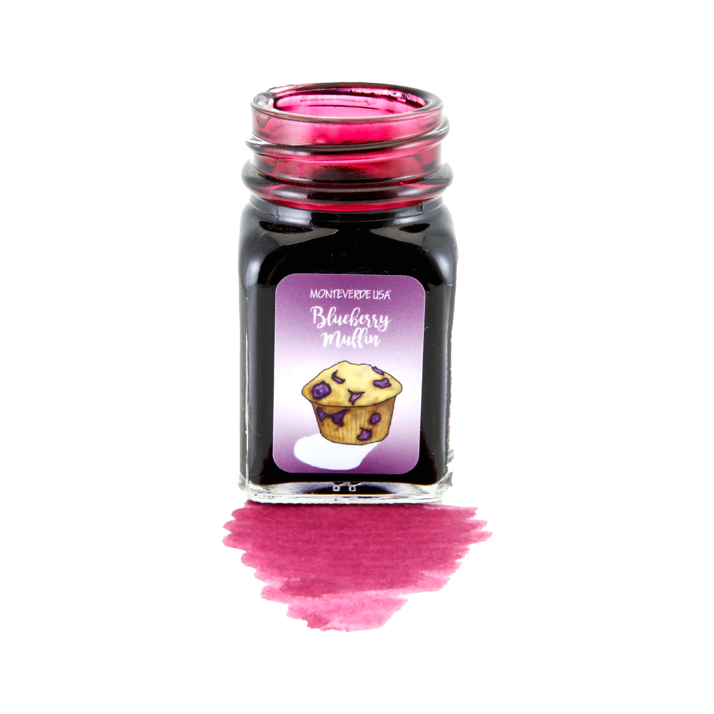 Monteverede Sweet Life Blueberry Muffin Ink Bottle, Burgundy - 30ml 3