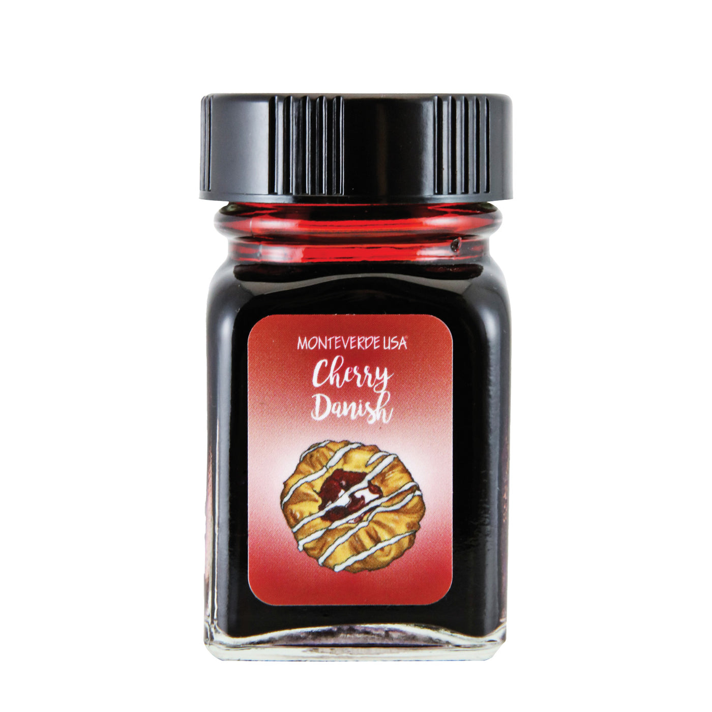 Monteverede Sweet Life Cherry Danish Ink Bottle, Red - 30ml 1