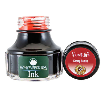 Monteverede Sweet Life Cherry Danish Ink Bottle, Red - 90ml 2