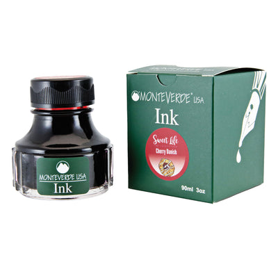 Monteverede Sweet Life Cherry Danish Ink Bottle, Red - 90ml 3