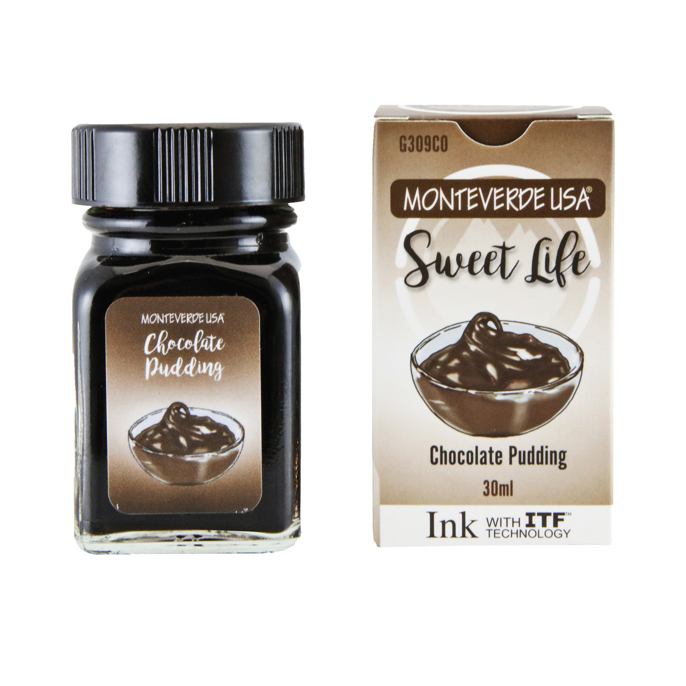  Monteverede Sweet Life Chocolate Pudding Ink Bottle, Brown - 30ml 4