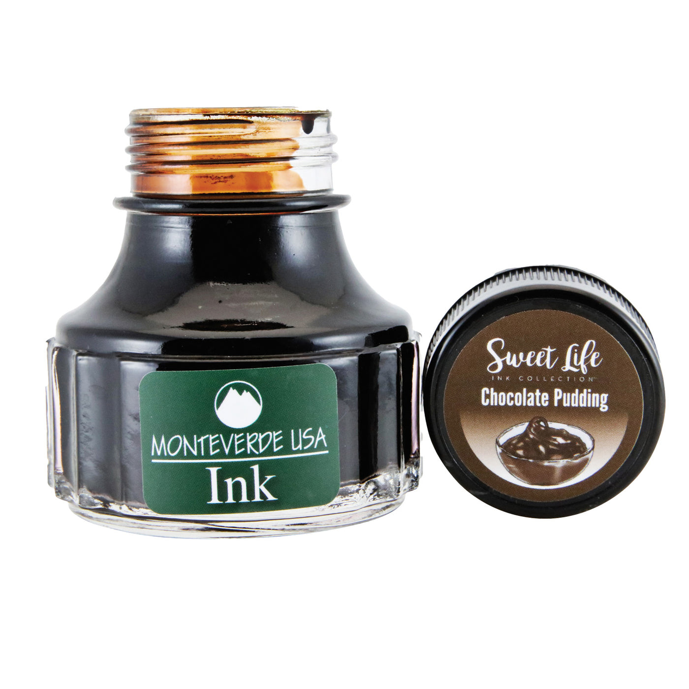 Monteverede Sweet Life Chocolate Pudding Ink Bottle, Brown - 90ml 2