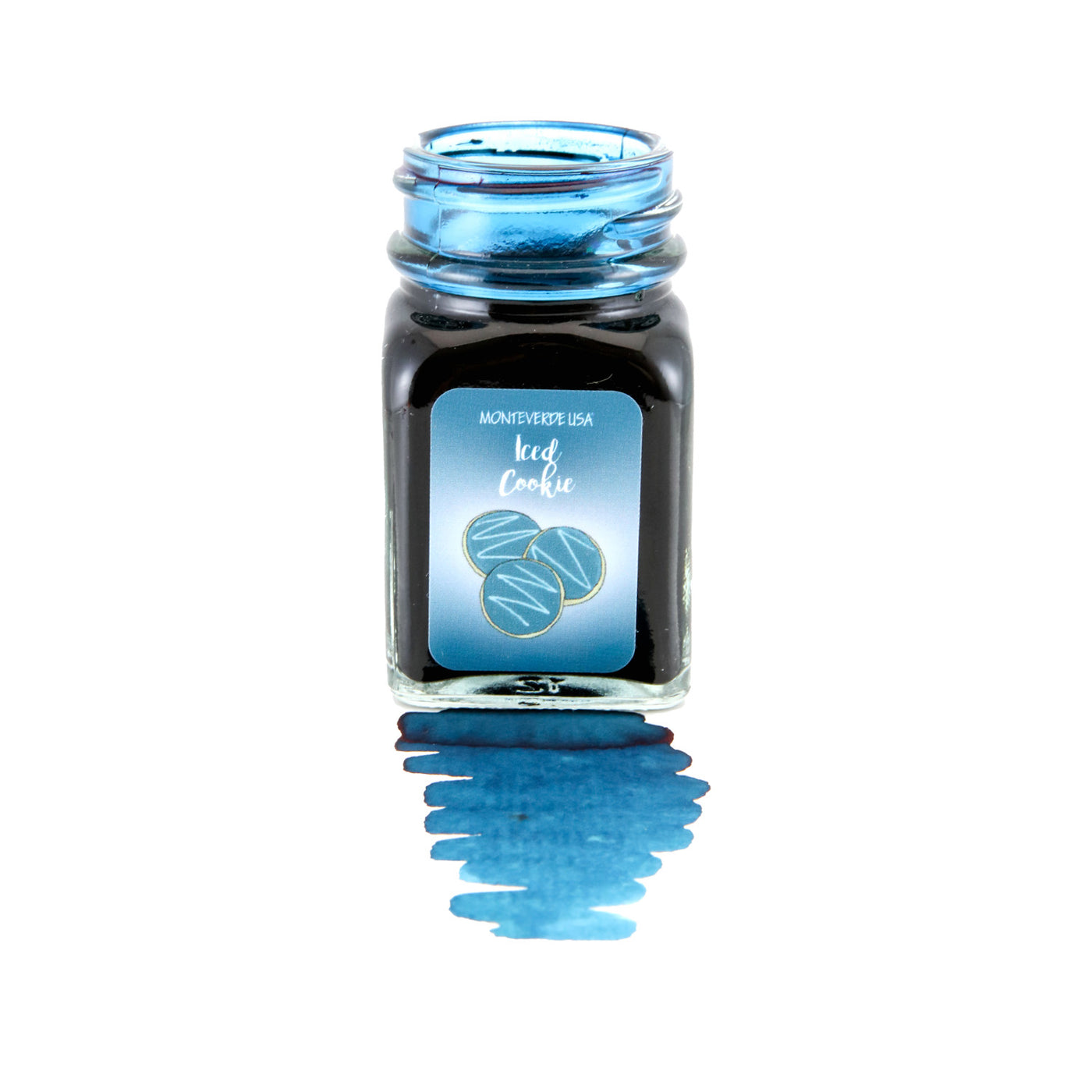 Monteverede Sweet Life Iced Cookies Ink Bottle, Turquoise - 30ml 3