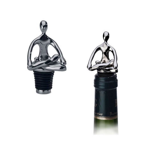 Mukul Goyal Id Bottle Stopper, Chrome - Yoga