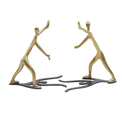 Mukul Goyal ID Bookends - Burnished Brass 1