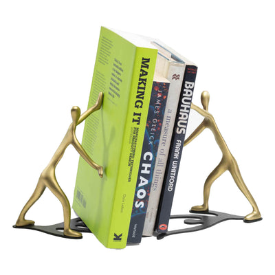 Mukul Goyal ID Bookends - Burnished Brass 2